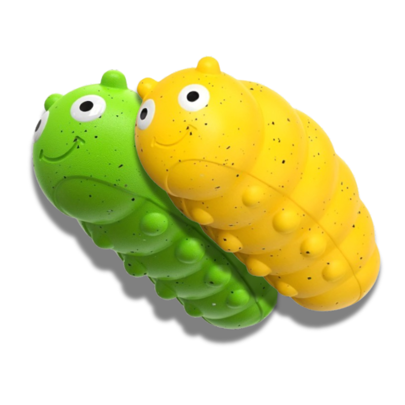 Bug-Shaped Durable Teething Pet Toy– Durable Teething Dog Toy two variants