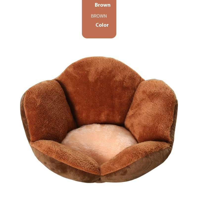 Cozy Pet Bed for Dogs and Cats brown variant image