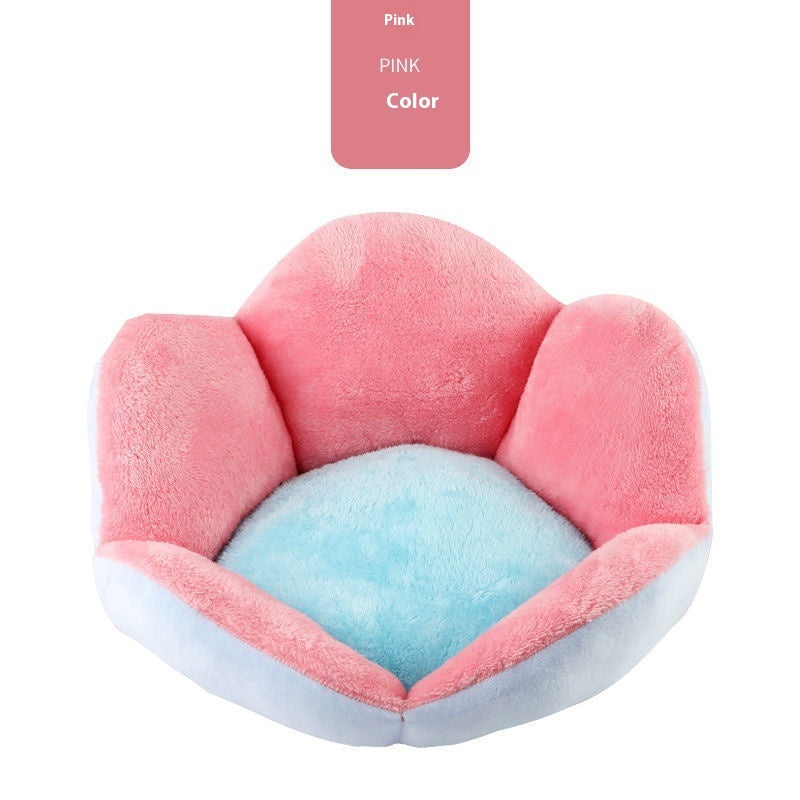 Cozy Pet Bed for Dogs and Cats pink variant image