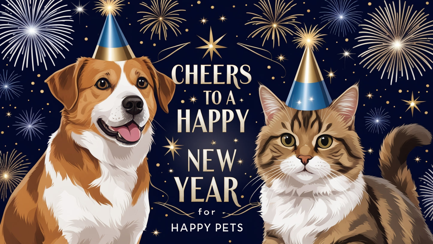 New Year’s Gift Card – A Fresh Start for Your Pet! - Happy Pets