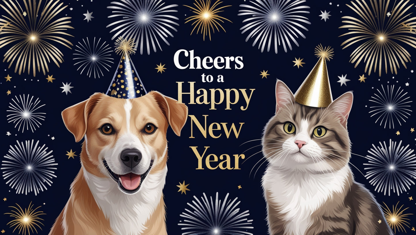 New Year’s Gift Card – A Fresh Start for Your Pet! - Happy Pets