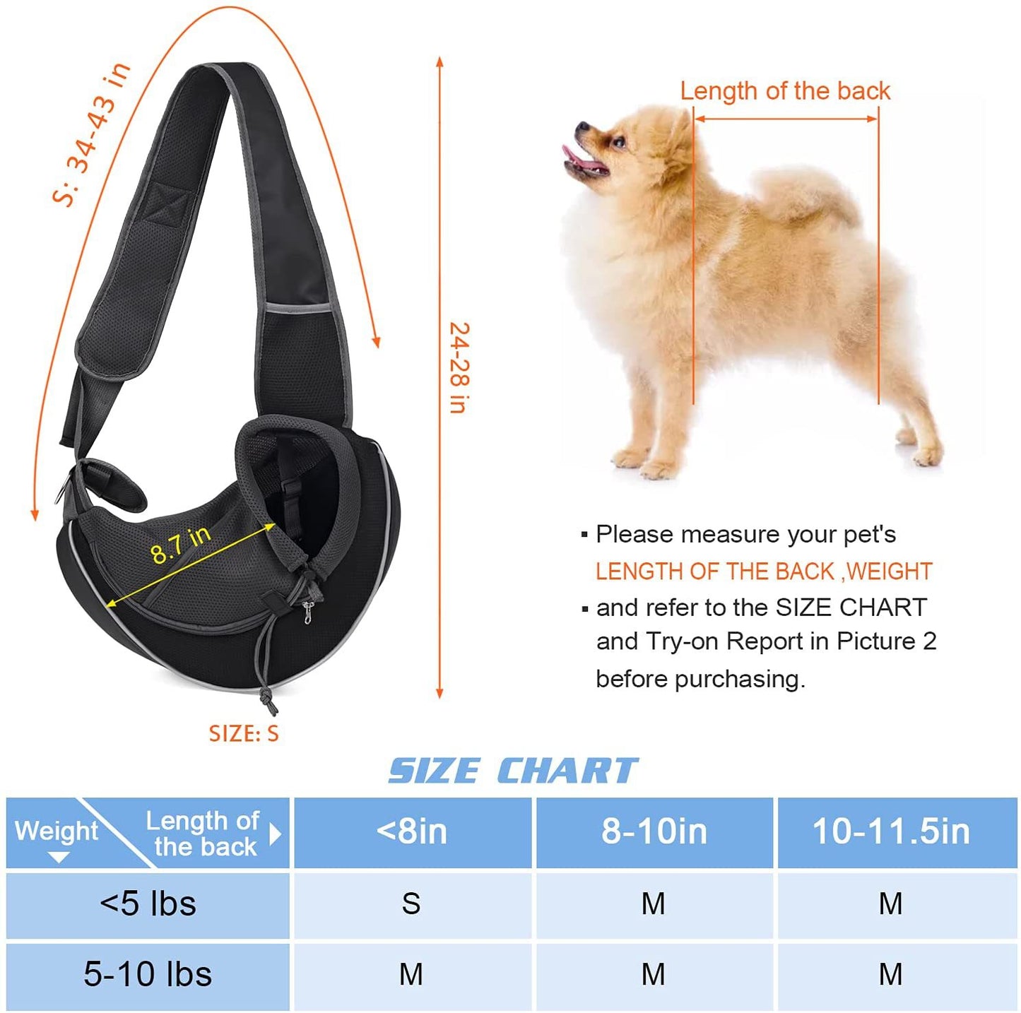 Outdoor Carrying Pets bag. For Dogs and Cats. - Happy Pets