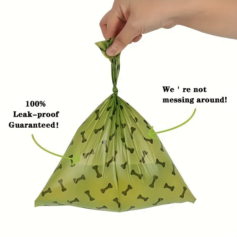 Eco-Friendly Biodegradable Dog Poop Bags & Dispenser– leak-proof and eco-friendly waste solution leak proof