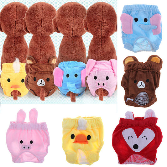 All color variants of the Reusable Dog Diapers including dark brown, yellow, pink, red, and blue, offering comfort and hygiene for male dogs