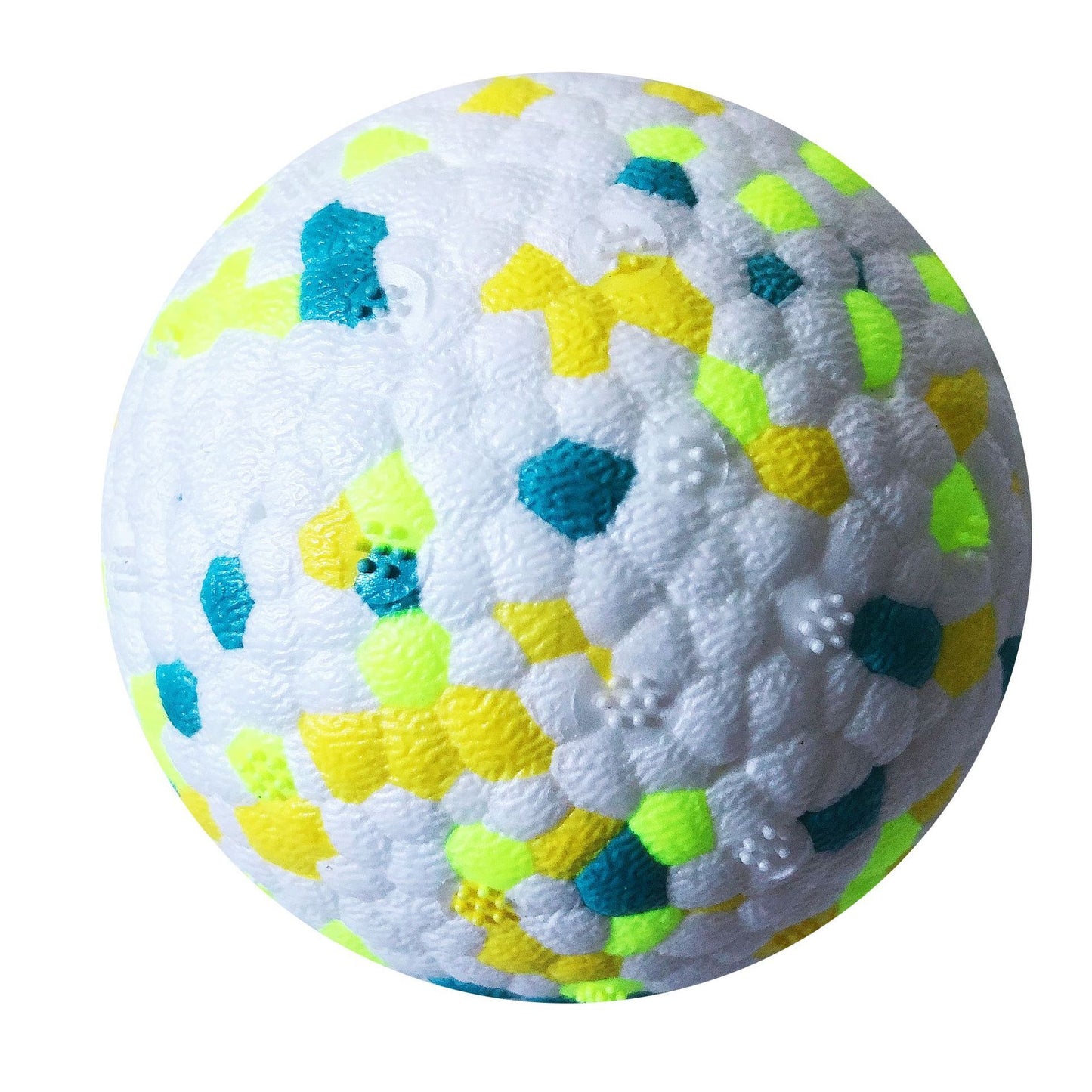 Durable Dog Molar Ball E-TPU Dog Molar Ball Interactive Toy for Dental Health blue green variant