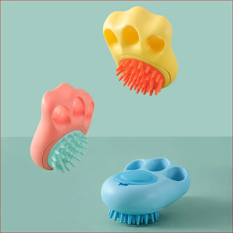 Cat bath brush. Cat hair cleaning brush. Pet brush. - Happy Pets