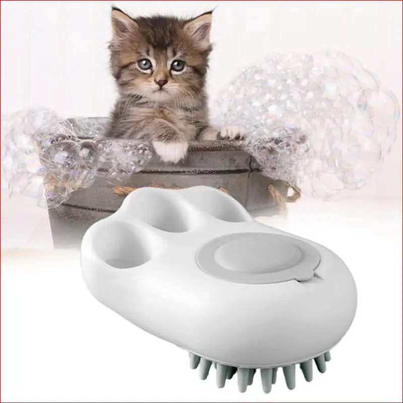 Cat bath brush. Cat hair cleaning brush. Pet brush. - Happy Pets