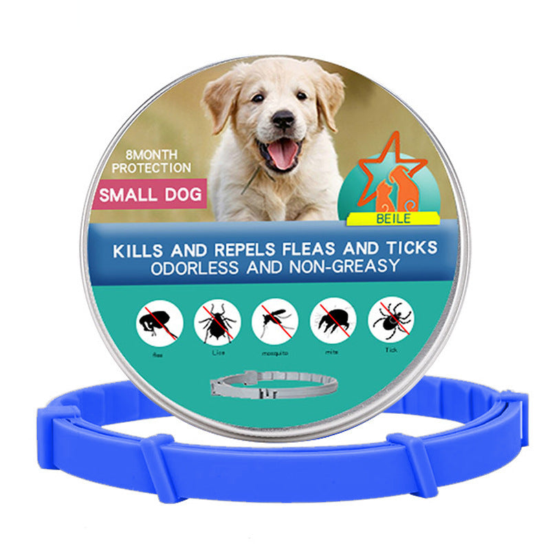 Flea Prevention Collar for Puppies waterproof and long-lasting protection blue variant