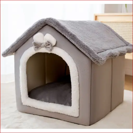 Foldable Pet house. Pet Bed. Comfortable and warm. Pet supplies. - Happy Pets