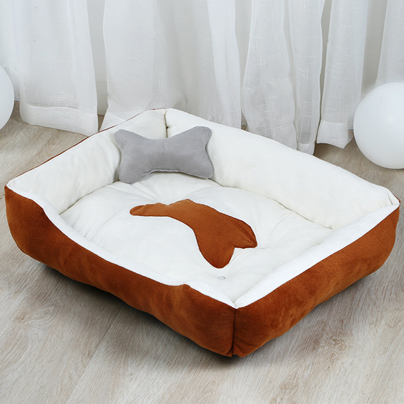 Large Teddy Dog Kennel in Brown – Cozy & Comfortable Pet Bed for Dogs