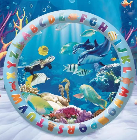 Ocean World 65cm variant of the Cooling Pet Bed providing a cool and comfortable spot for your pet to relax.