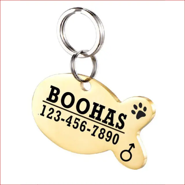 Personalized Dog ID Tag. Pet Collar. Outdoor Pet Safety. - Happy Pets