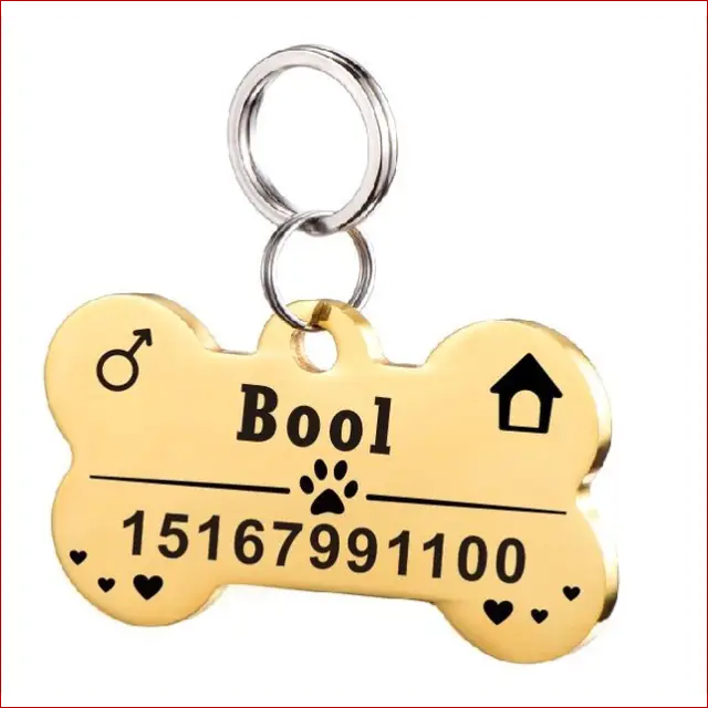 Personalized Dog ID Tag. Pet Collar. Outdoor Pet Safety. - Happy Pets