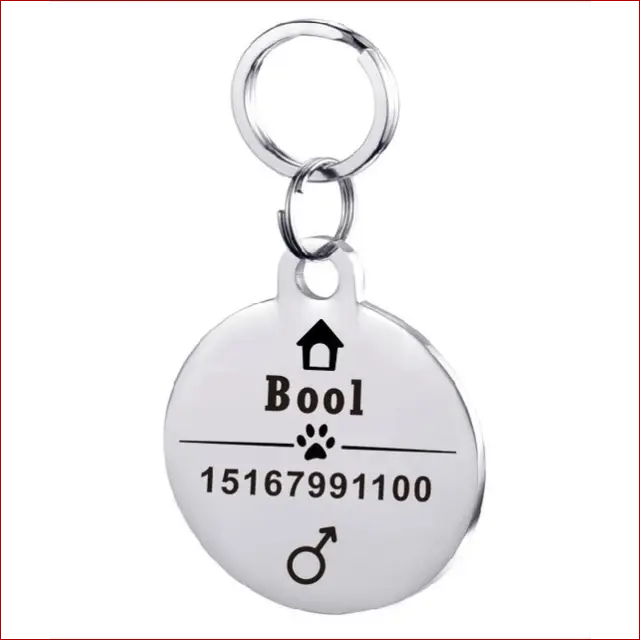 Personalized Dog ID Tag. Pet Collar. Outdoor Pet Safety. - Happy Pets