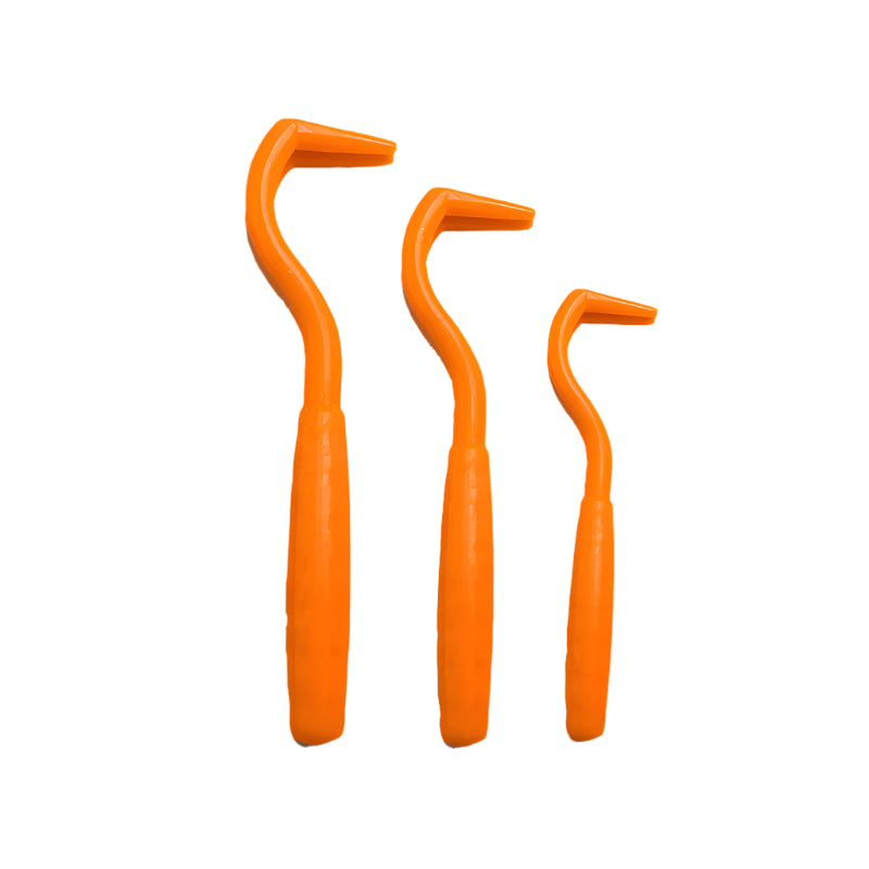 Pet Tick Remover Hook in orange color, perfect for safe and efficient tick removal from dogs