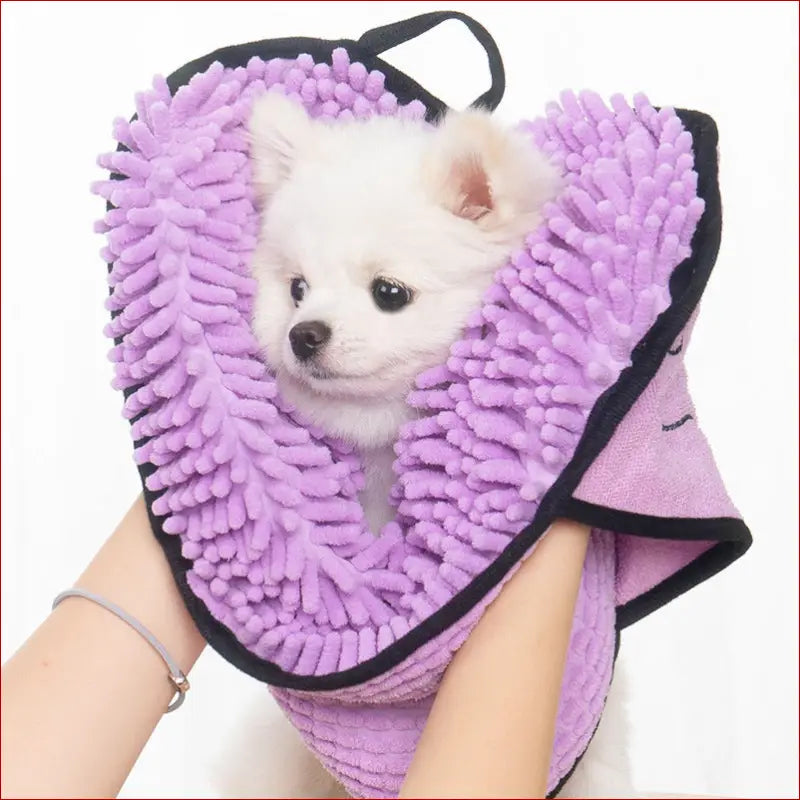 Super Absorbent Microfiber Pet Towels - Quick-Drying Wipes. - Happy Pets
