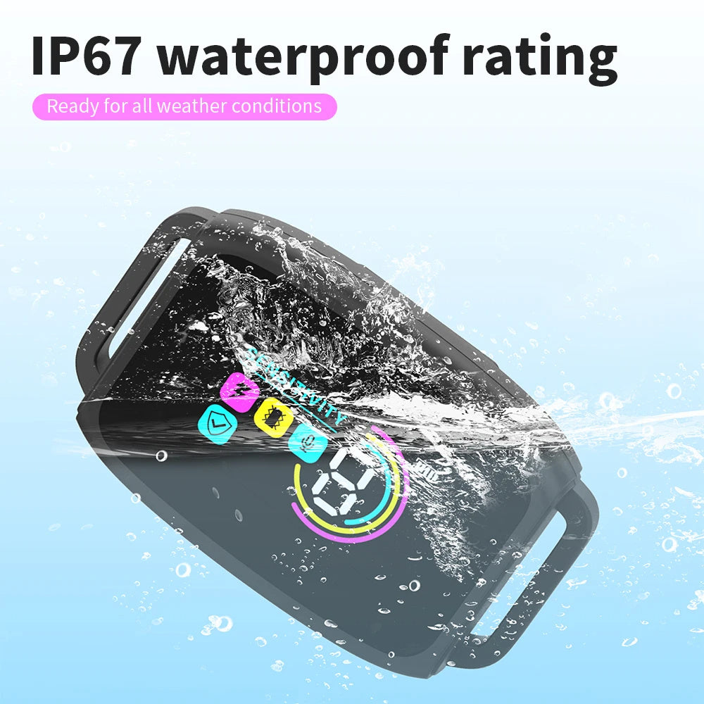 picture of Smart Rechargeable Anti-Bark Dog Collar ready for all weather conditions