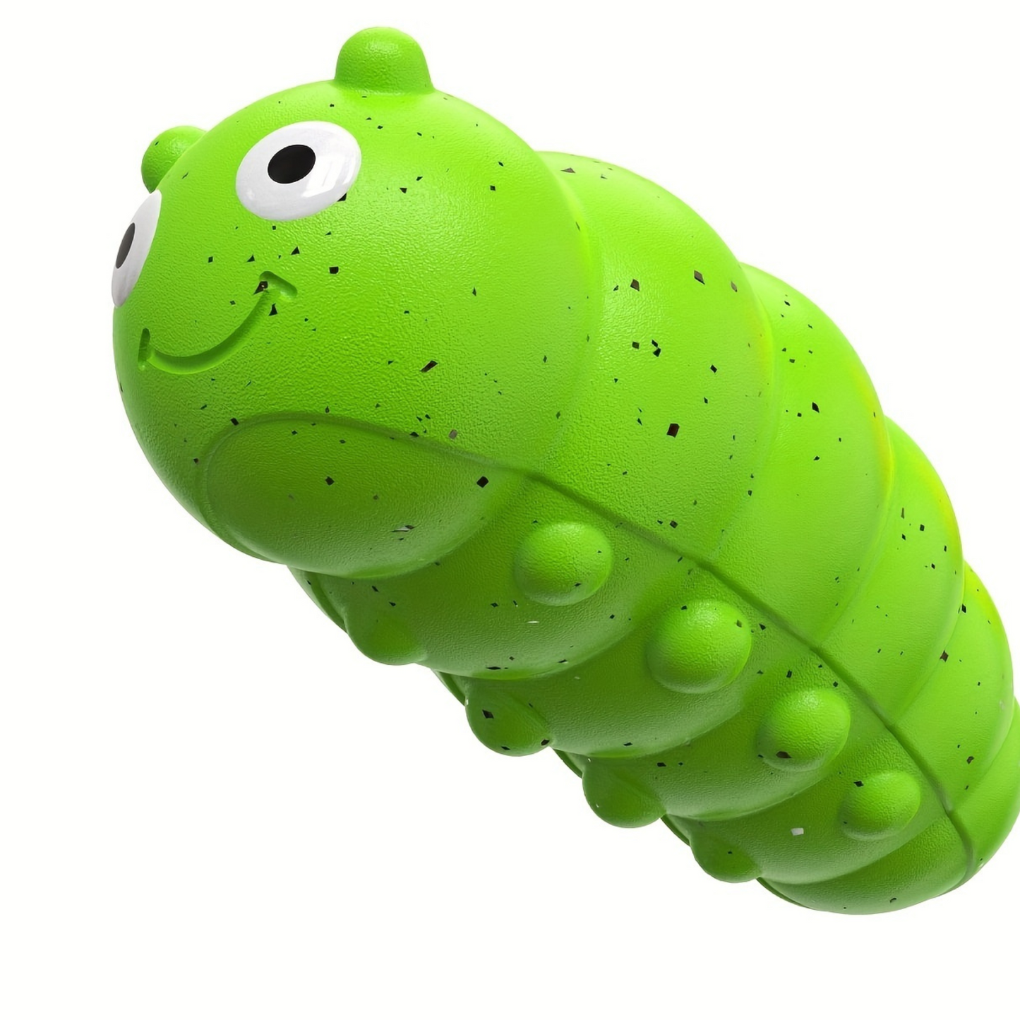 Weird bug-shaped Durable Teething Pet Toy durable and safe squeaky toy for puppies and small dogs, great for dental cleaning and play green variant