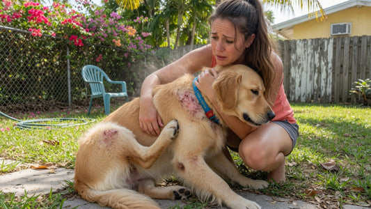 My Dog’s Neck Was Raw From His Flea Collar… Until This