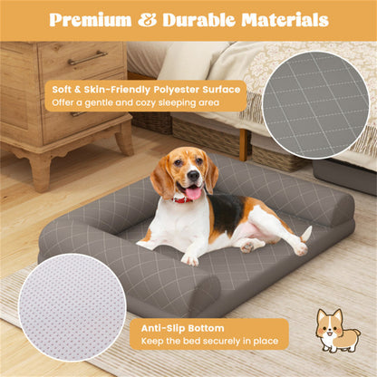 Comfortable 36-Inch Orthopedic Dog Bed for Small and Medium Dogs premium and durable materials