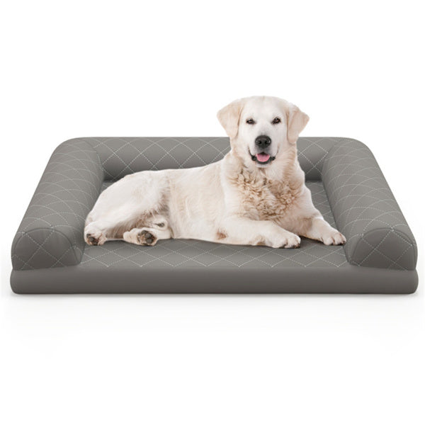 Comfortable 36-Inch Orthopedic Dog Bed for Small and Medium Dogs with dog
