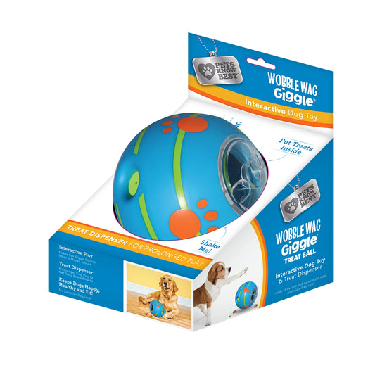 Interactive Giggle Treat Ball for Dogs Fun Reward Dispenser