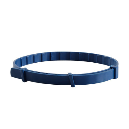 Adjustable Anti-Insect Collar in blue, offering up to 8 months of protection against fleas, ticks, and lice for cats and dogs.