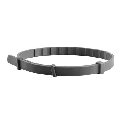 Adjustable Anti-Insect Collar in gray, providing up to 8 months of protection against fleas, ticks, and lice for cats and dogs.