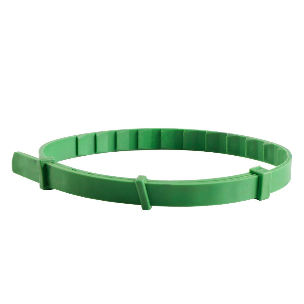 Adjustable Anti-Insect Collar in green, providing up to 8 months of protection against fleas, ticks, and lice for cats and dogs.