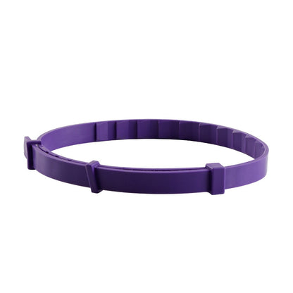 Adjustable Anti-Insect Collar in purple, providing up to 8 months of protection against fleas, ticks, and lice for cats and dogs.