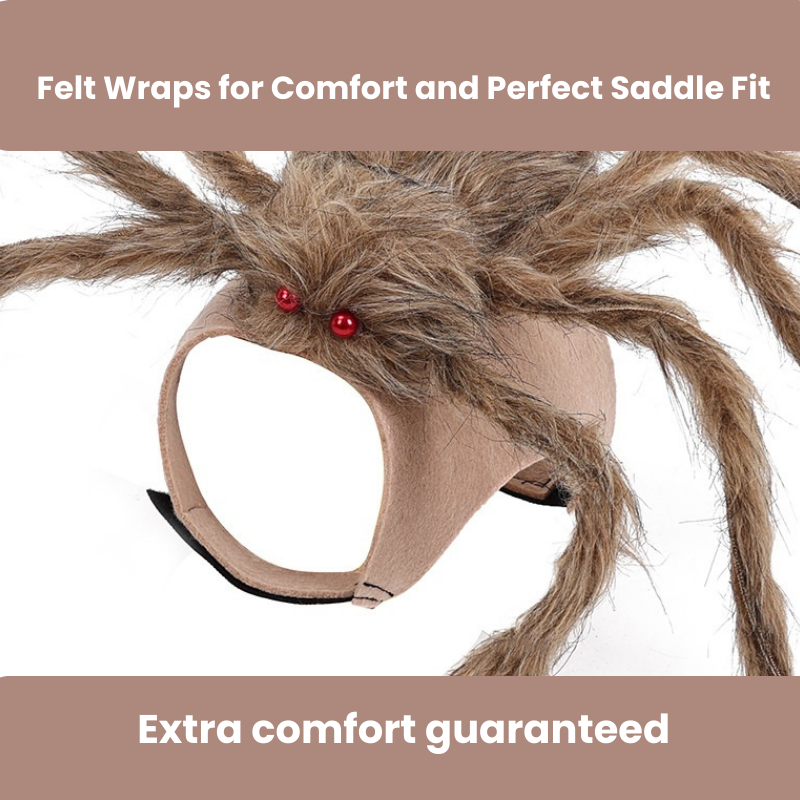picture of the felt wraps for comfort and perfect saddle fit. 