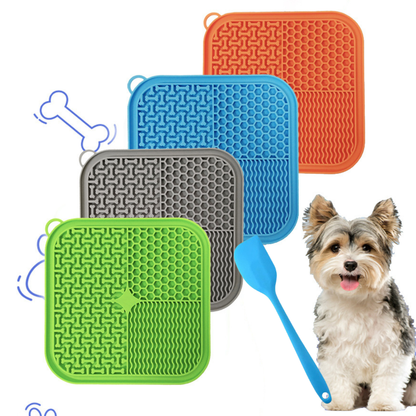Dog Licking Mat Slow Feeder Anxiety Relief Premium Lick Pads - Happy Pets