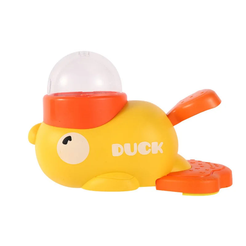 Engaging Dog Food Feeder - Fun Cartoon Duck Design Puzzle Toy for Dogs and Cats, Anti-Slip Automatic Snack Dispenser