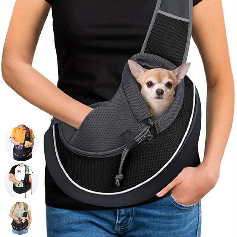 Outdoor Dog Sling Carrier Bag. For Dogs and Cats. - Happy Pets