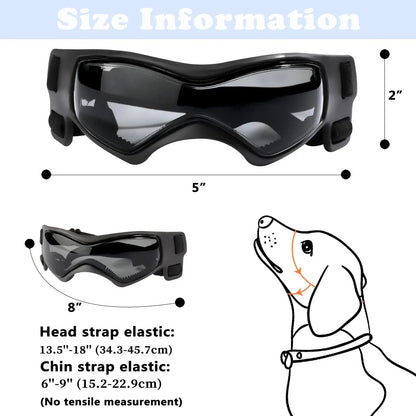 Dog Sunglasses for Small Dogs - UV Protection Eyewear for Pets - Happy Pets