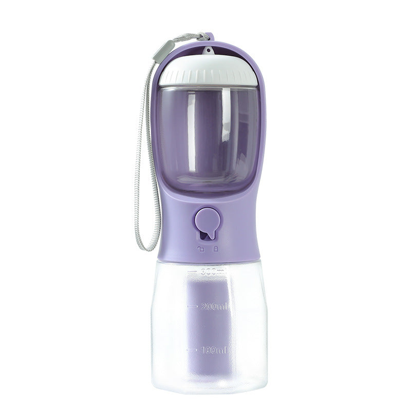 Purple Dog Water Bottle — Filter, Food & Bags on a white background