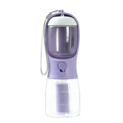 Purple Dog Water Bottle — Filter, Food & Bags on a white background