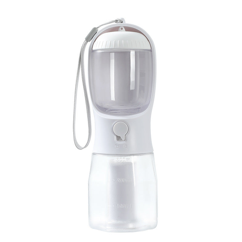 white Dog Water Bottle — Filter, Food & Bags on a white background