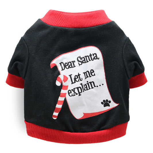 Festive Pet Christmas Outfit Holiday Clothing for Pets - Happy Pets