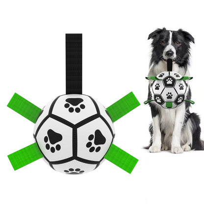 Interactive Dog Soccer Ball Toy for Training and Fun - Happy Pets