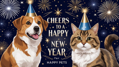 New Year’s Gift Card – A Fresh Start for Your Pet! - Happy Pets
