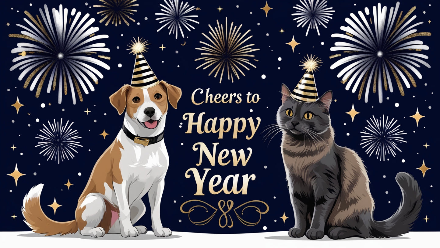 New Year’s Gift Card – A Fresh Start for Your Pet! - Happy Pets