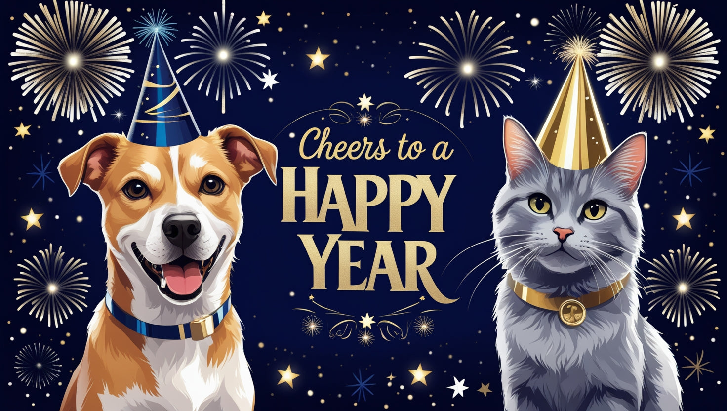 New Year’s Gift Card – A Fresh Start for Your Pet! - Happy Pets