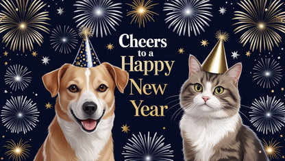 New Year’s Gift Card – A Fresh Start for Your Pet! - Happy Pets