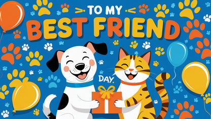 Best Friend Day Gift Card – Celebrate Your Furry Companion! - Happy Pets