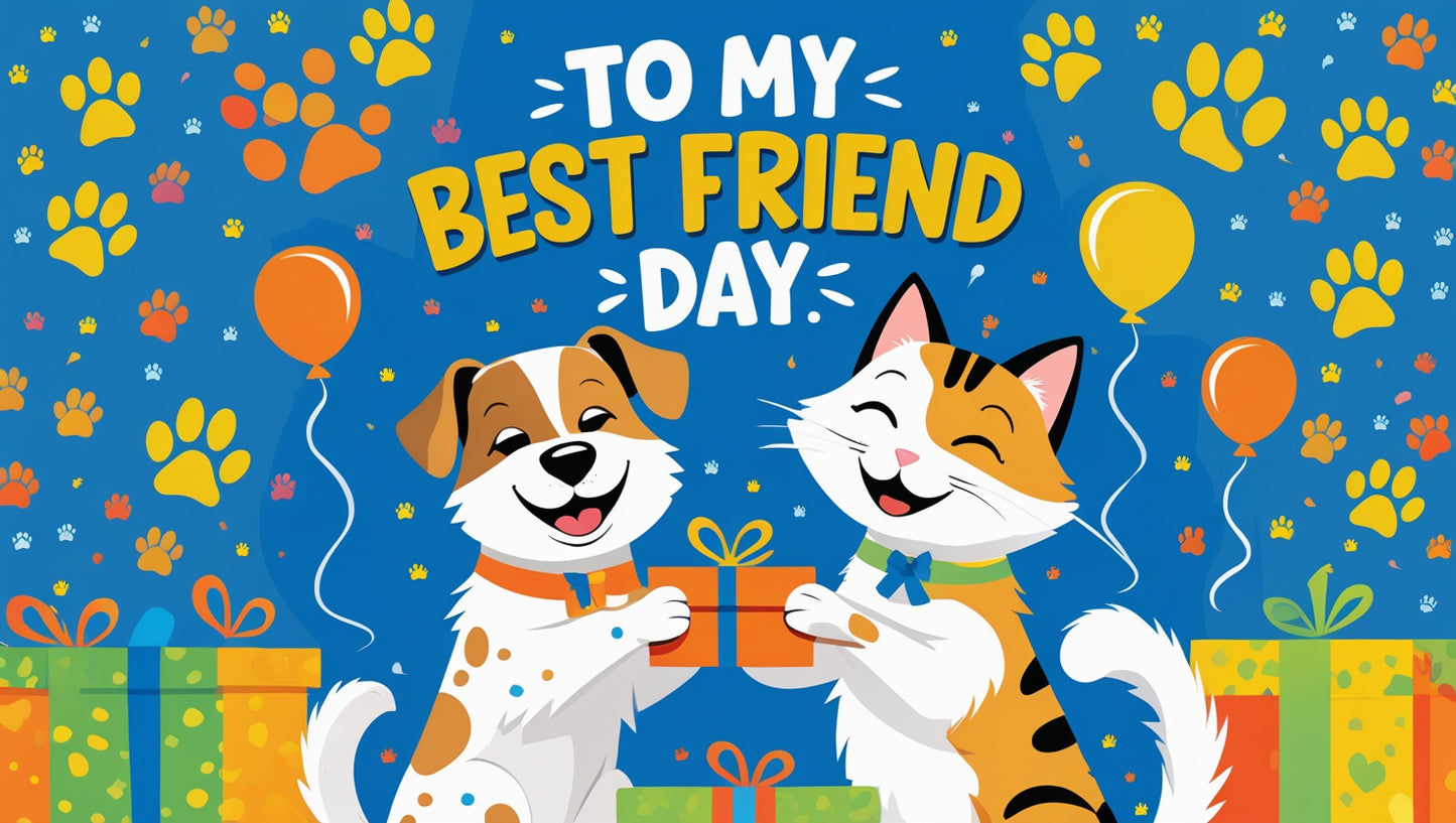 Best Friend Day Gift Card – Celebrate Your Furry Companion! - Happy Pets