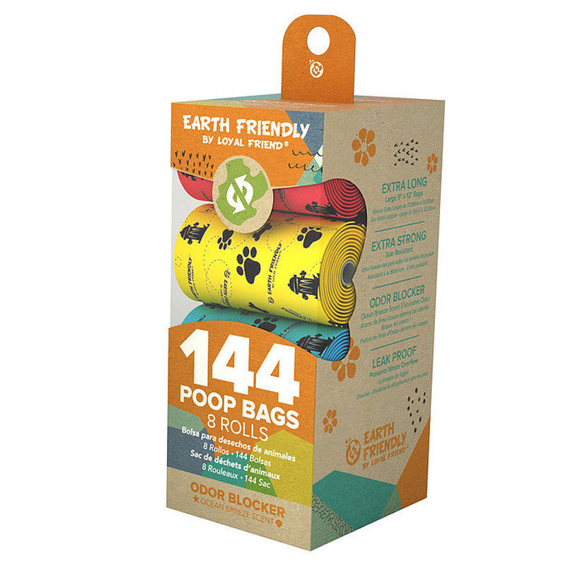 Biodegradable dog and cat poop bags – eco-friendly, leak-proof, and durable waste solution for pets variant B 144 poop bags 
