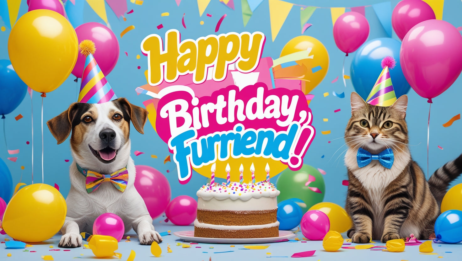 Happy Birthday Gift Card – Celebrate Your Pet's Special Day! - Happy Pets