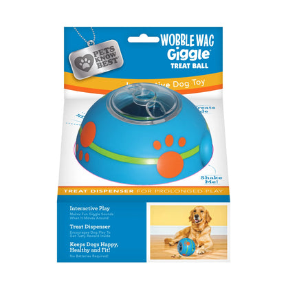 Interactive Giggle Treat Ball for Dogs Fun Reward Dispenser