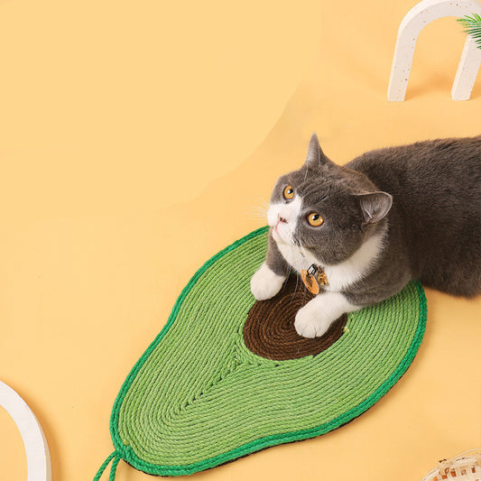 Durable EVA and sisal rope cat scratch board in fun shapes for claw care cover image